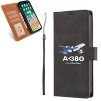 Thumbnail for Airbus A380 Love at first flight Designed Leather iPhone Cases