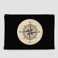 Thumbnail for Vintage Designed Compass Designed Zipper Pouch