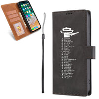 Thumbnail for Aviation Alphabet Designed Leather iPhone Cases