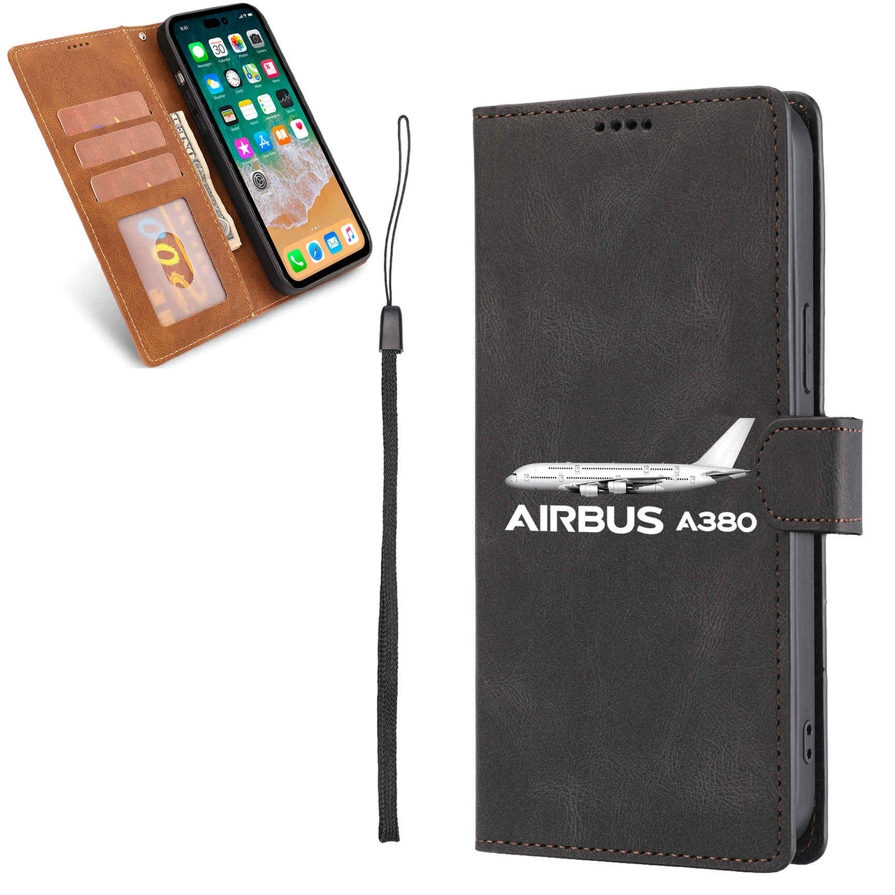 The Airbus A380 Designed Leather Samsung S & Note Cases