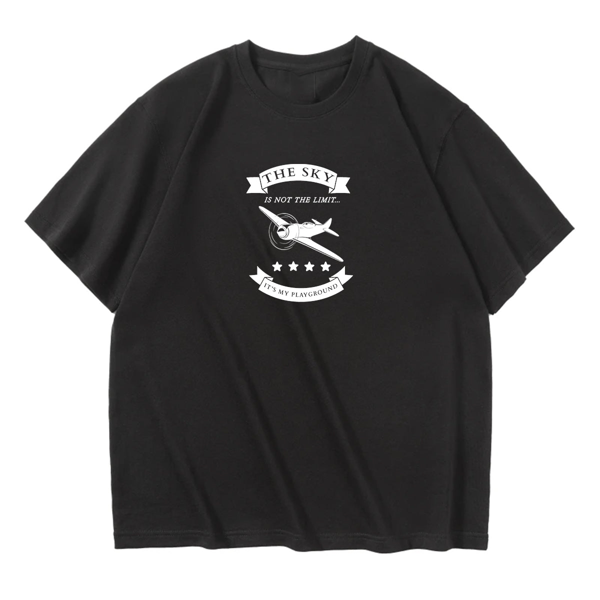 The Sky is not the limit, It's my playground Designed Relax Fit T-Shirts