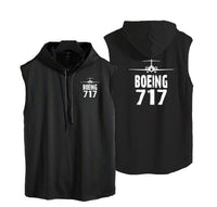 Thumbnail for Boeing 717 & Plane Designed Hooded Tank Tops