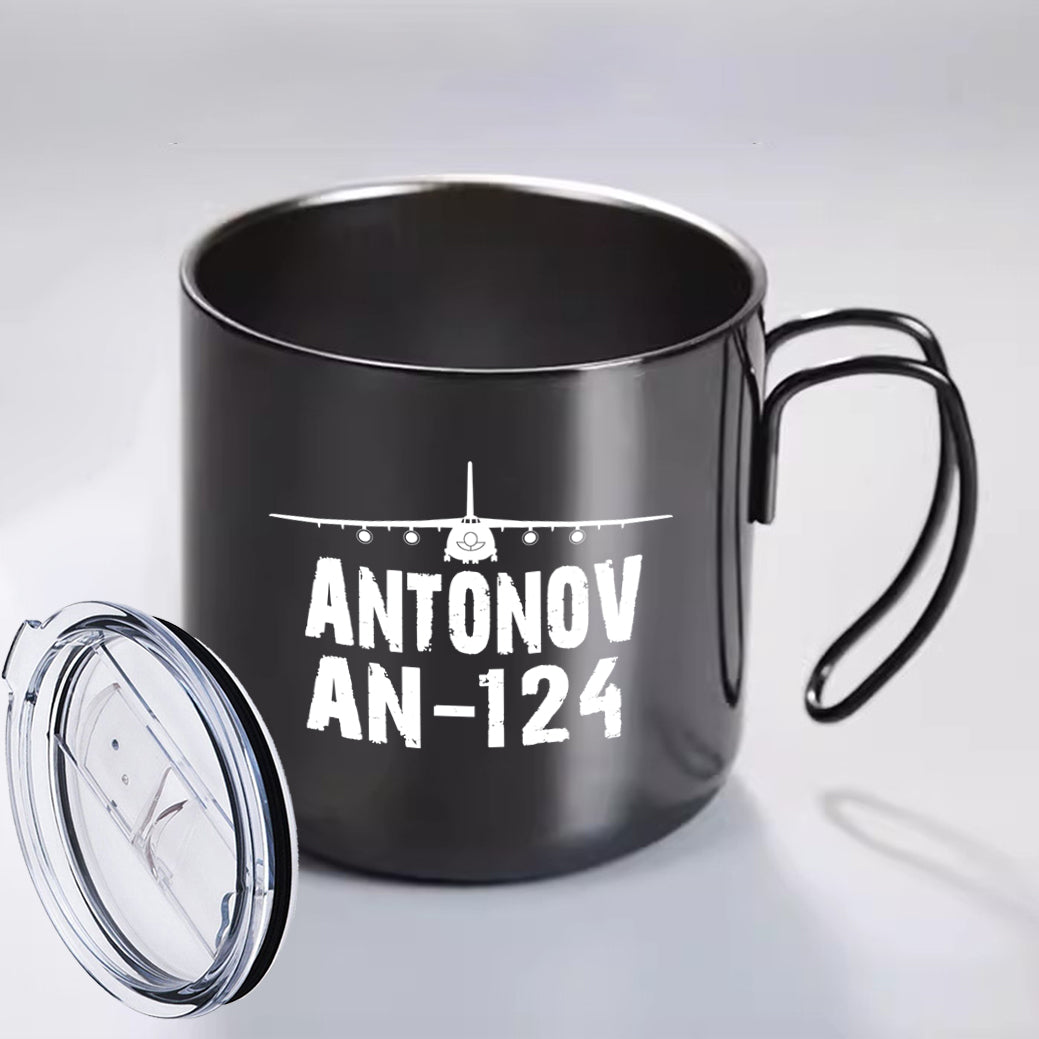 Antonov AN-124 & Plane Designed Stainless Steel Portable Mugs