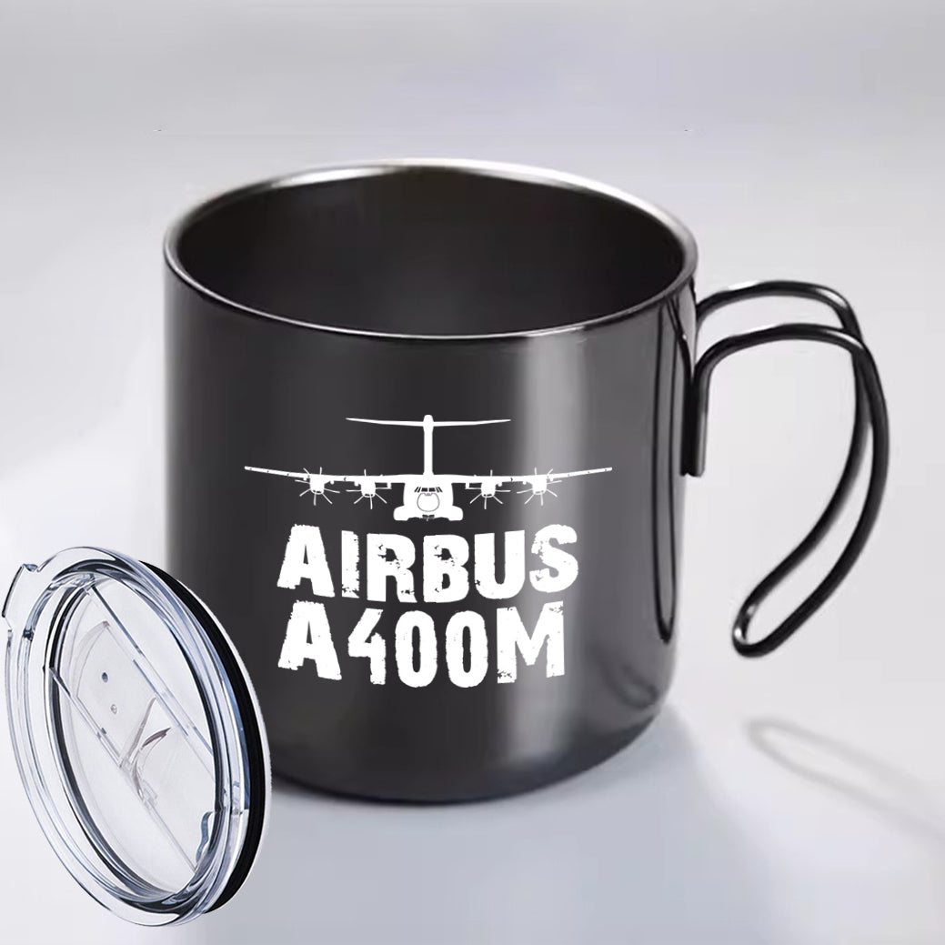 Airbus A400M & Plane Designed Stainless Steel Portable Mugs