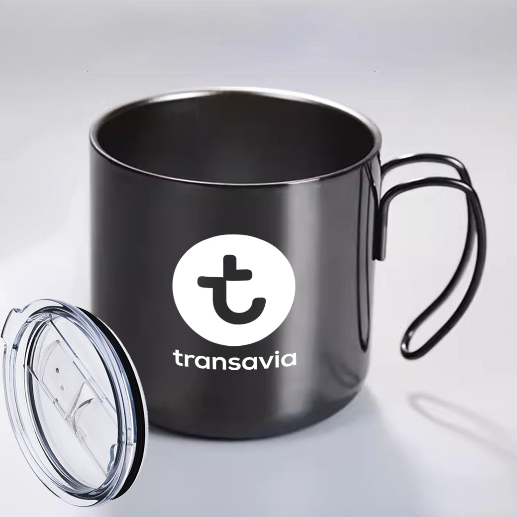 Transavia France Airlines Designed Stainless Steel Portable Mugs
