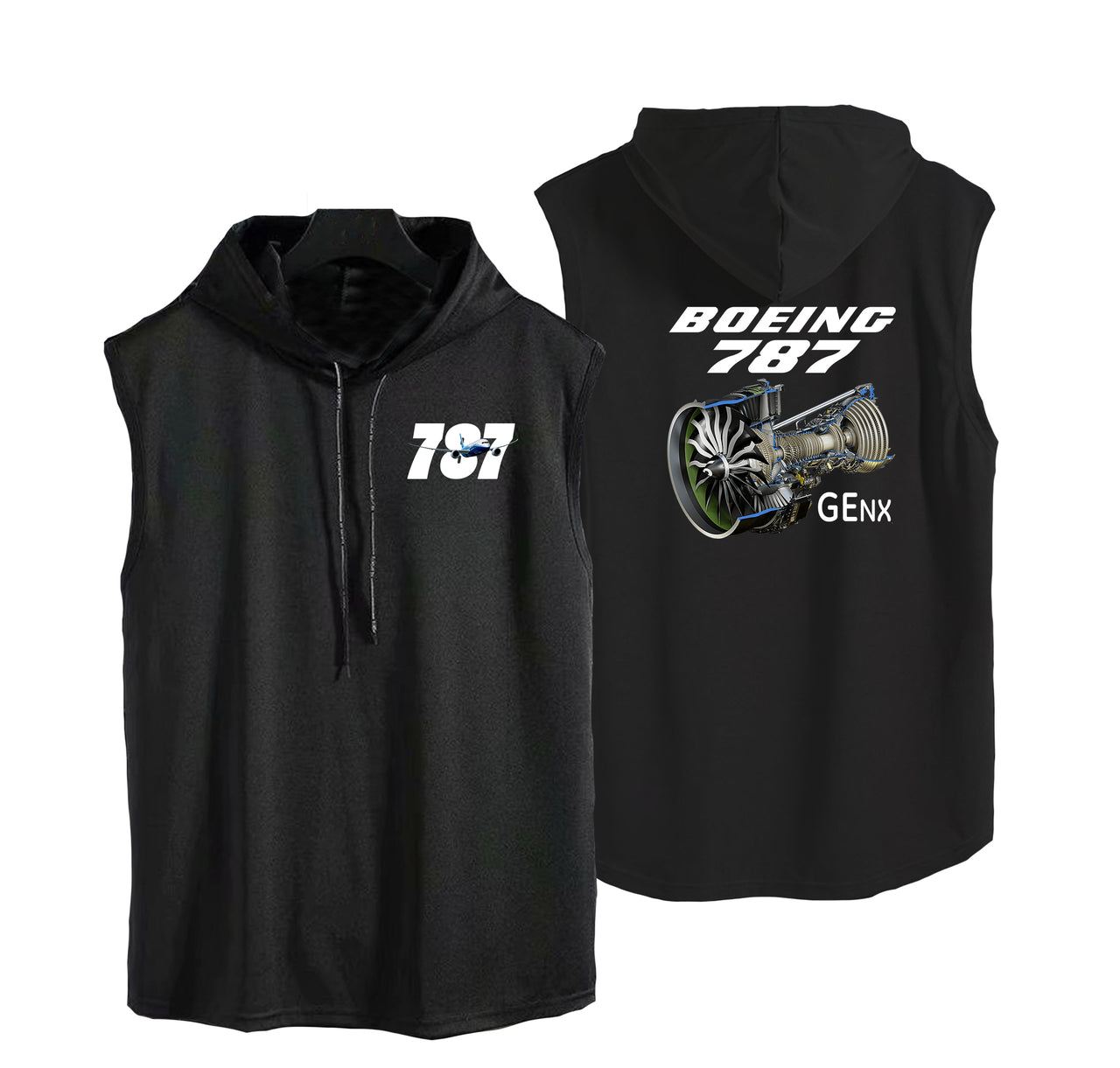 Boeing 787 & GENX Engine Designed Hooded Tank Tops