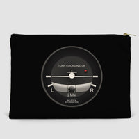 Thumbnail for Airplane Instruments (Turn Coordinator) Designed Zipper Pouch