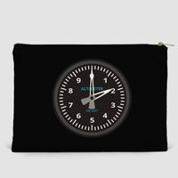 Thumbnail for Airplane Instruments (Altimeter) Designed Zipper Pouch