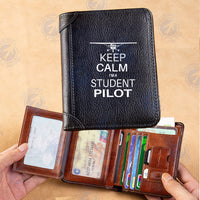 Thumbnail for Student Pilot Designed Leather Wallets