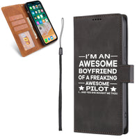 Thumbnail for I am an Awesome Boyfriend Designed Leather iPhone Cases