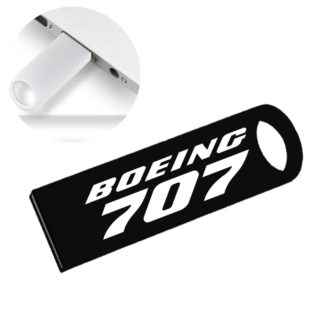 Boeing 707 & Text Designed Waterproof USB Devices
