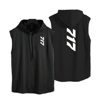 Thumbnail for Boeing 717 Text Designed Hooded Tank Tops