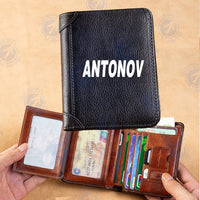 Thumbnail for Antonov & Text Designed Leather Wallets