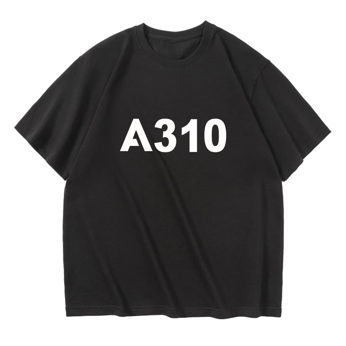 A310 Flat Text Designed Relax Fit T-Shirts