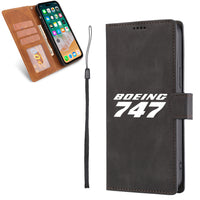 Thumbnail for Boeing 747 & Text Leather Samsung A Cases