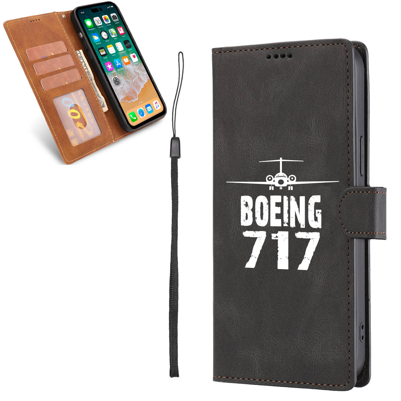 Boeing 717 & Plane Leather Samsung A Cases