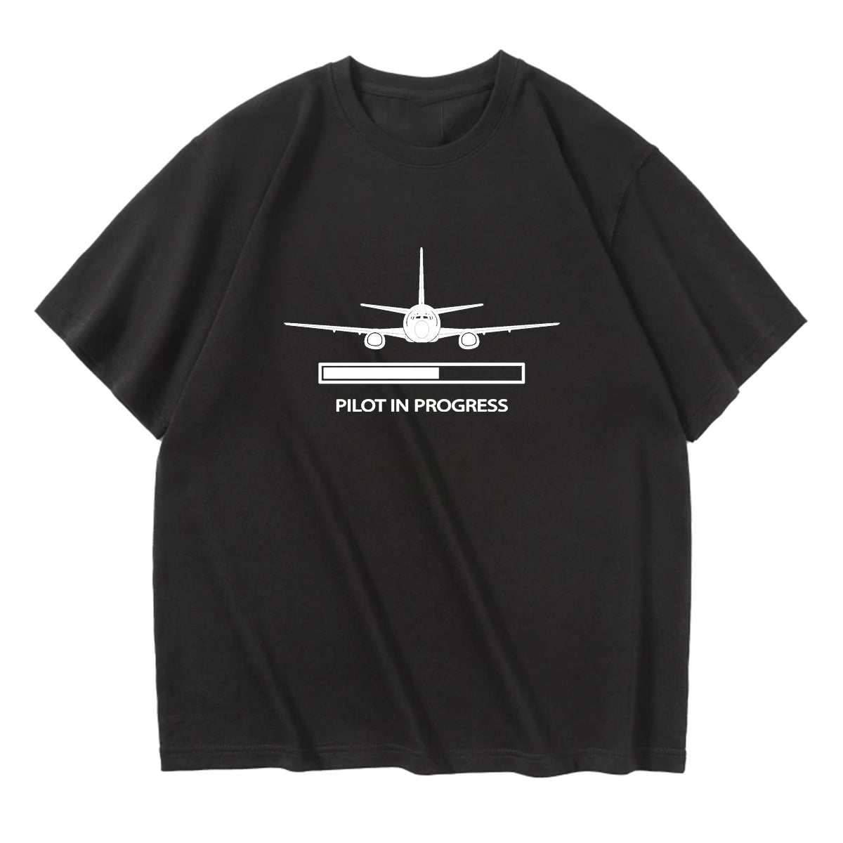 Pilot In Progress Designed Relax Fit T-Shirts
