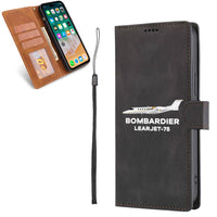 Thumbnail for The Bombardier Learjet 75 Designed Leather Samsung S & Note Cases