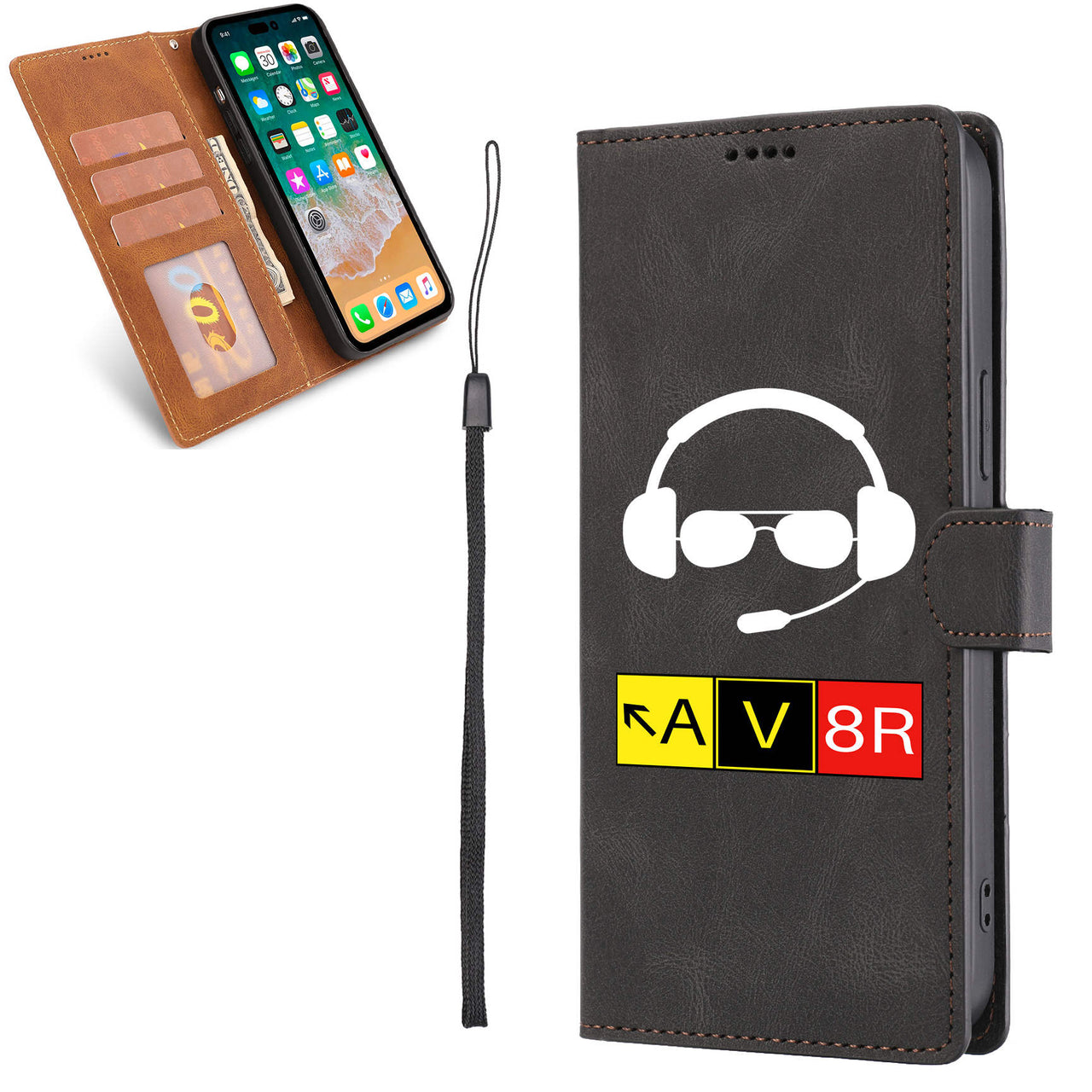 AV8R 2 Designed Leather iPhone Cases