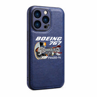 Thumbnail for Boeing 767 Engine (PW4000-94) Designed Leather iPhone Cases