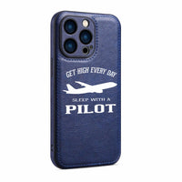 Thumbnail for Get High Every Day Sleep With A Pilot Designed Leather iPhone Cases