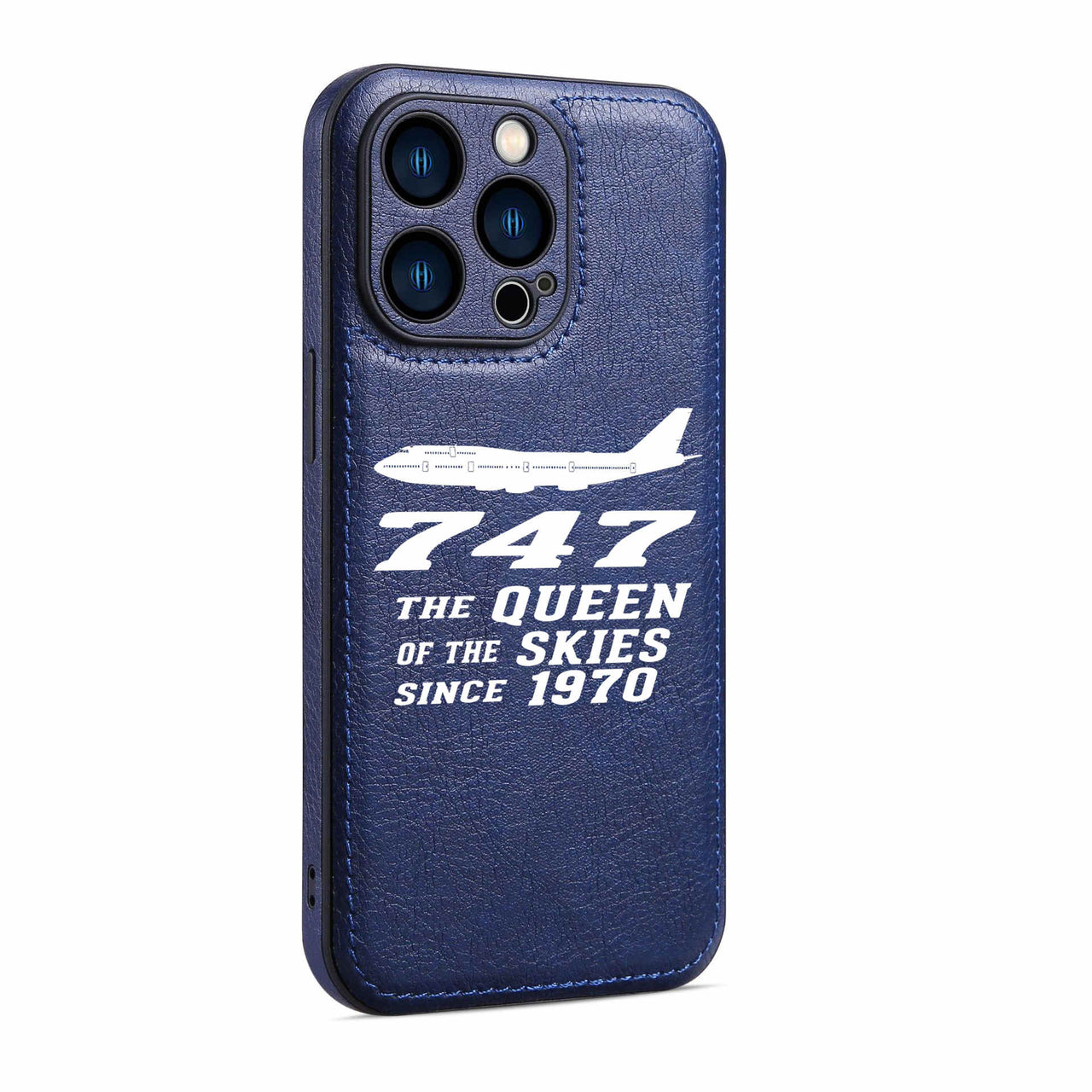 Boeing 747 - Queen of the Skies (2) Designed Leather iPhone Cases