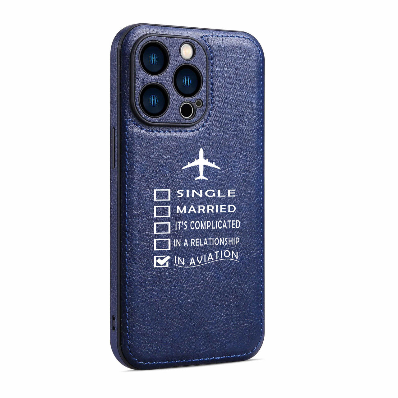 In Aviation Designed Leather iPhone Cases