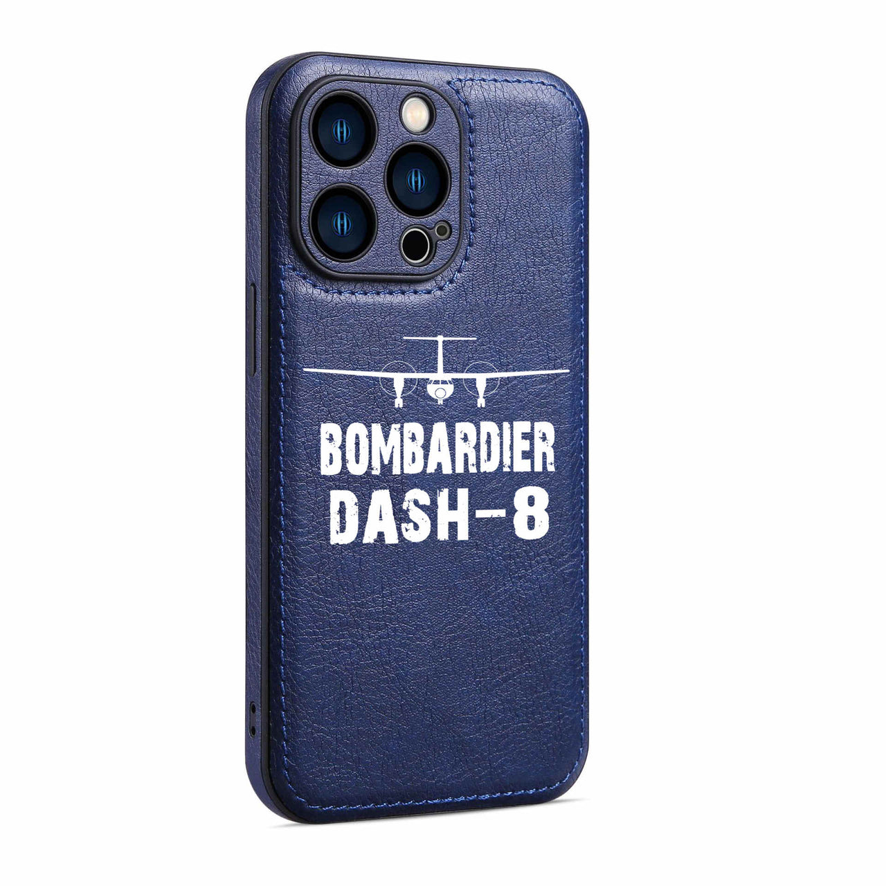 Bombardier Dash-8 & Plane Designed Leather iPhone Cases