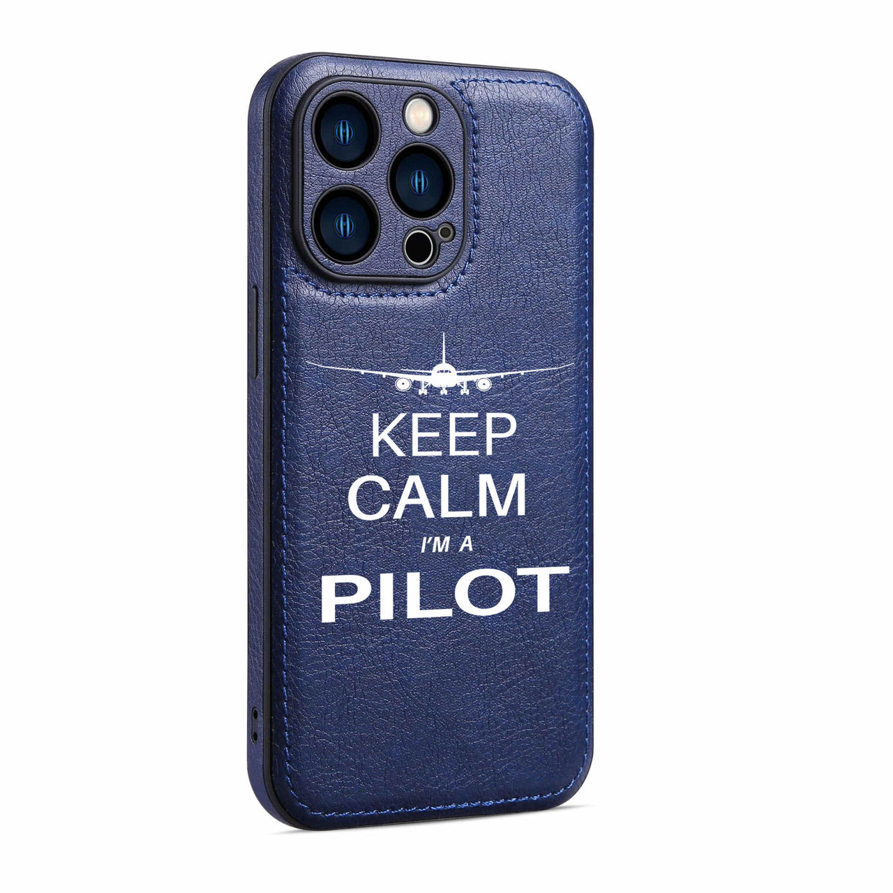 Pilot (777 Silhouette) Designed Leather iPhone Cases