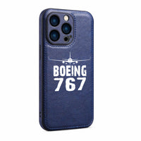 Thumbnail for Boeing 767 & Plane Designed Leather iPhone Cases