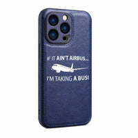 Thumbnail for If It Ain't Airbus I'm Taking A Bus Designed Leather iPhone Cases
