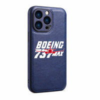 Thumbnail for Amazing Boeing 737 Max Designed Leather iPhone Cases
