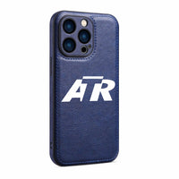 Thumbnail for ATR & Text Designed Leather iPhone Cases