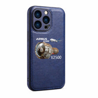 Thumbnail for Airbus A320 & V2500 Engine Designed Leather iPhone Cases