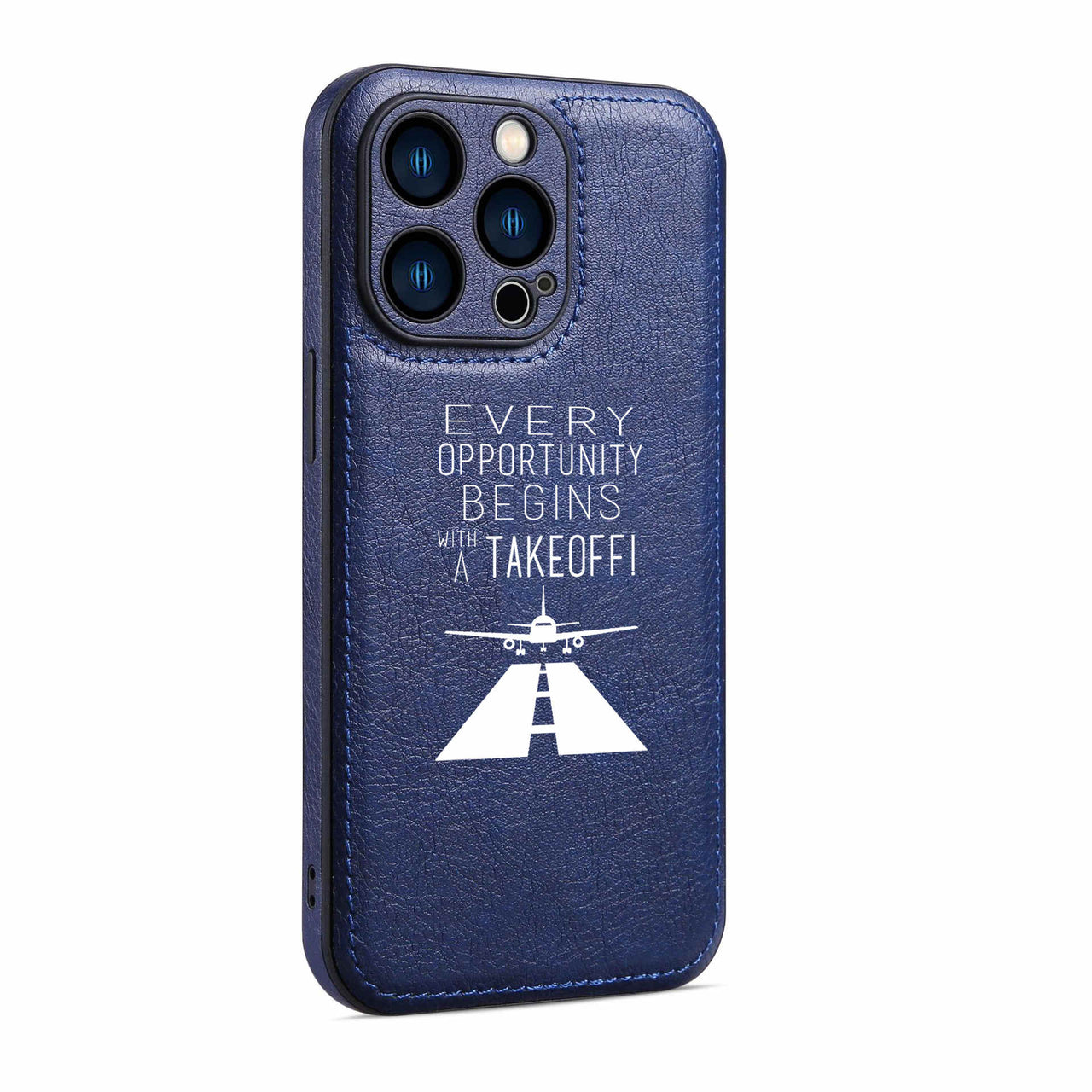 Every Opportunity Designed Leather iPhone Cases