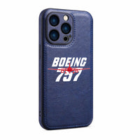 Thumbnail for Amazing Boeing 757 Designed Leather iPhone Cases