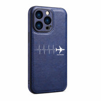 Thumbnail for Aviation Heartbeats Designed Leather iPhone Cases