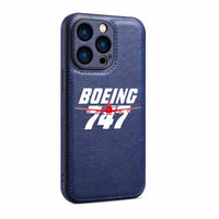 Thumbnail for Amazing Boeing 747 Designed Leather iPhone Cases