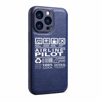 Thumbnail for Airline Pilot Label Designed Leather iPhone Cases