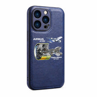 Thumbnail for Airbus A380 & GP7000 Engine Designed Leather iPhone Cases