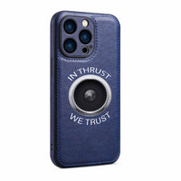 Thumbnail for In Thrust We Trust Designed Leather iPhone Cases