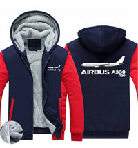 Thumbnail for The Airbus A330neo Designed Zipped Sweatshirts