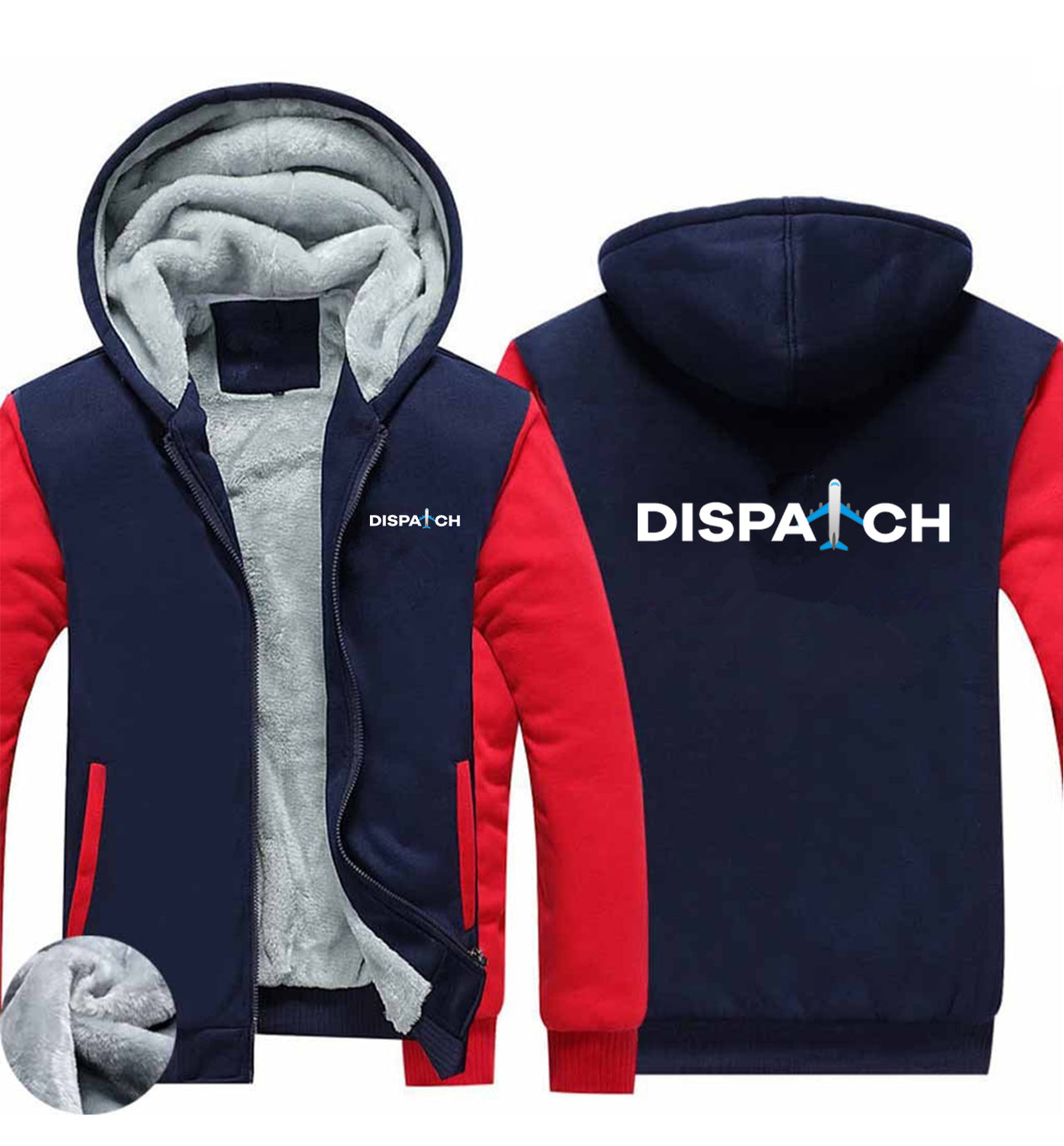 Dispatch Designed Zipped Sweatshirts