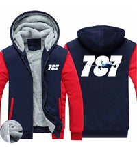 Thumbnail for Super Boeing 787 Designed Zipped Sweatshirts