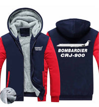 Thumbnail for Bombardier CRJ-900 Designed Zipped Sweatshirts