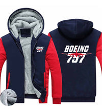Thumbnail for Amazing Boeing 757 Designed Zipped Sweatshirts