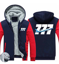 Thumbnail for Super Boeing 777 Designed Zipped Sweatshirts