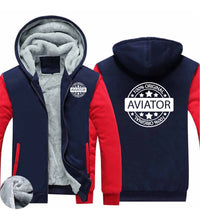 Thumbnail for %100 Original Aviator Designed Zipped Sweatshirts