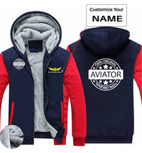 Thumbnail for %100 Original Aviator Designed Zipped Sweatshirts