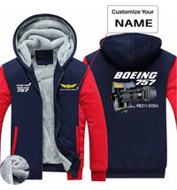 Thumbnail for Boeing 757 & Rolls Royce Engine (RB211) Designed Zipped Sweatshirts